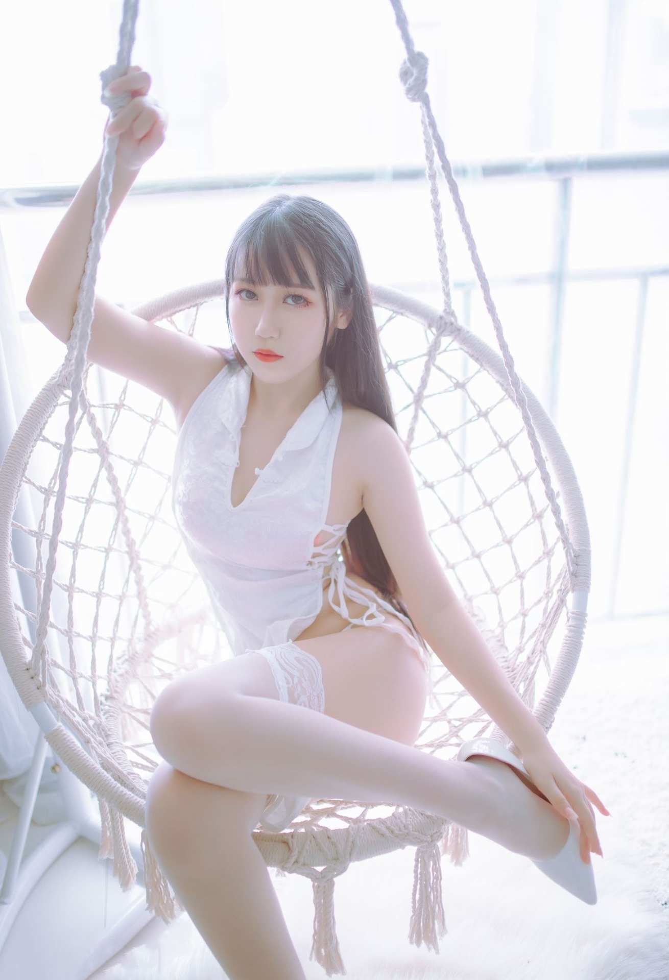 不呆猫No.004-黑白旗袍双子 [41P]